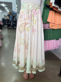 Willa Maxi Skirt - Blush Floral