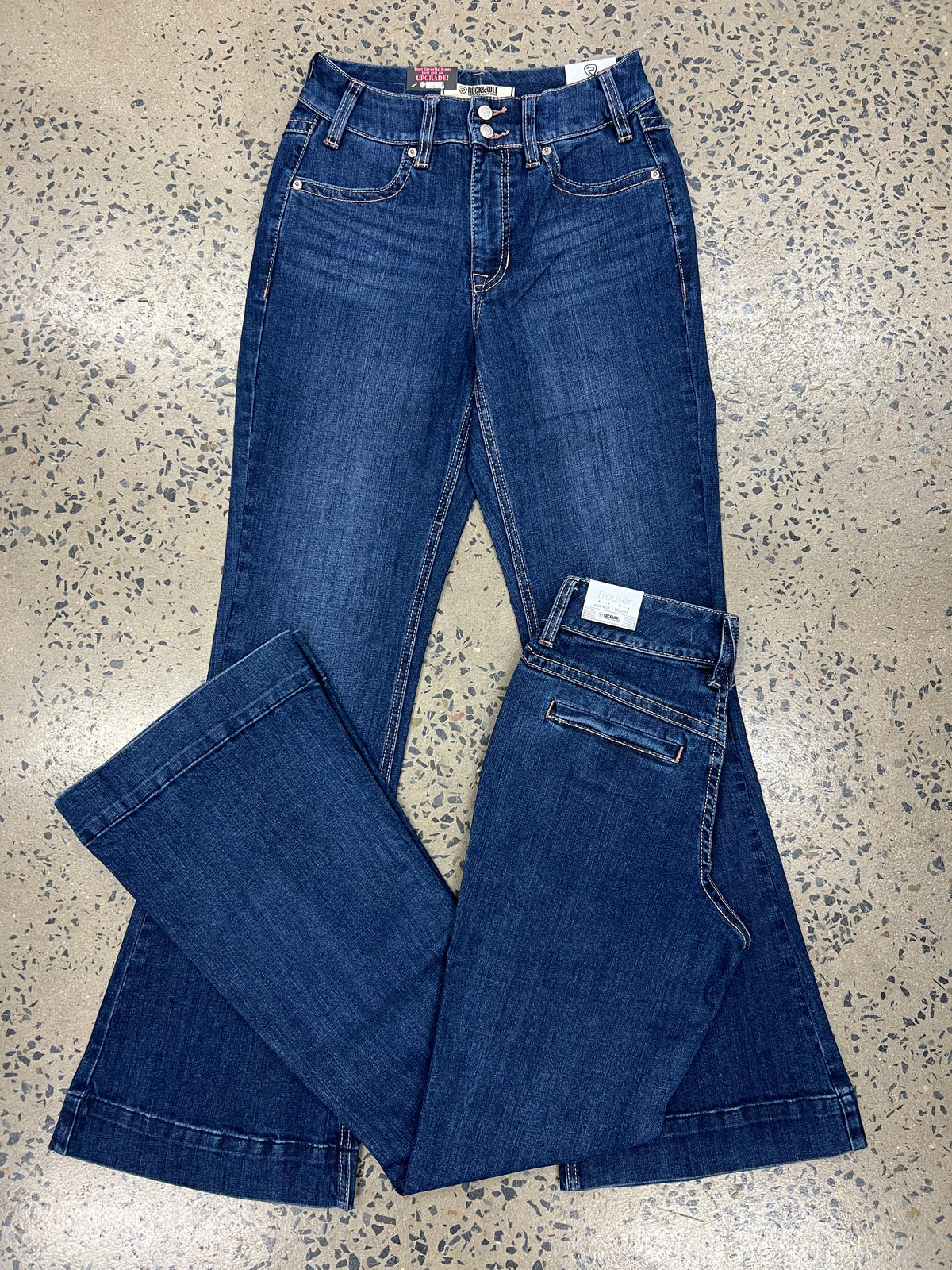 Rock & Roll Cowgirl Jeans - BW5HD09092 - Signature Yoke High Rise Trouser