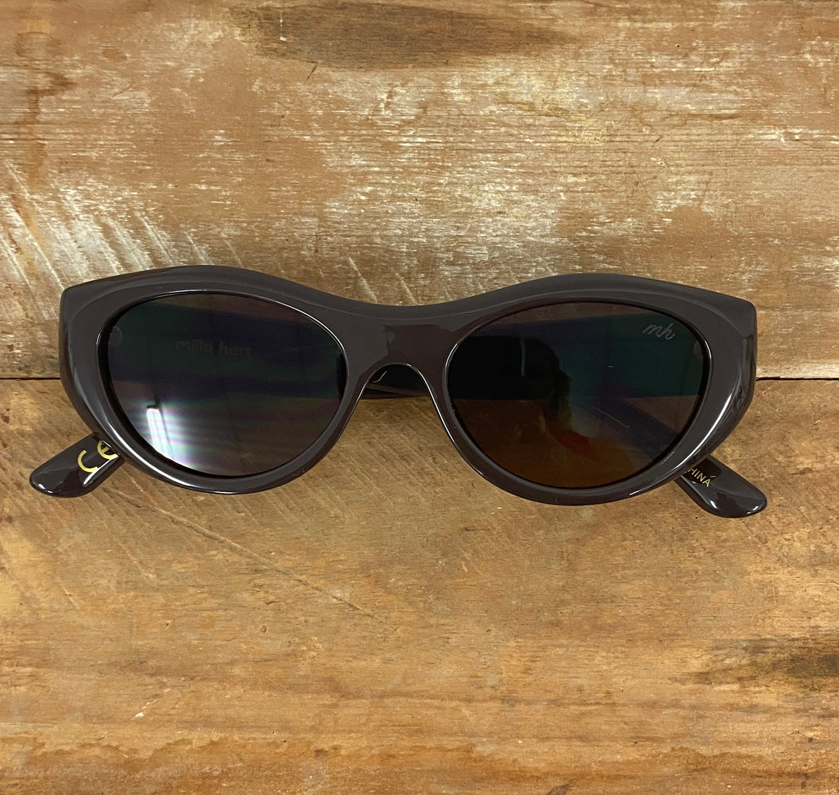 Milla Hart Sunglasses - Nora (Chocolate)