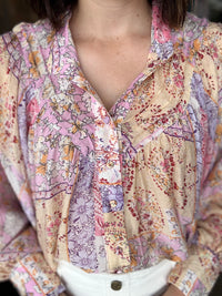 Blossom Long Sleeve Top - Floral Pastel