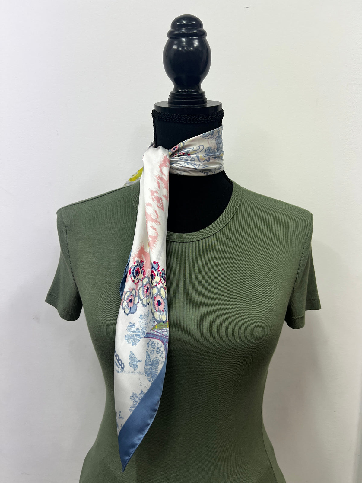 Western Wild Rag - Floral (Blue Multi)