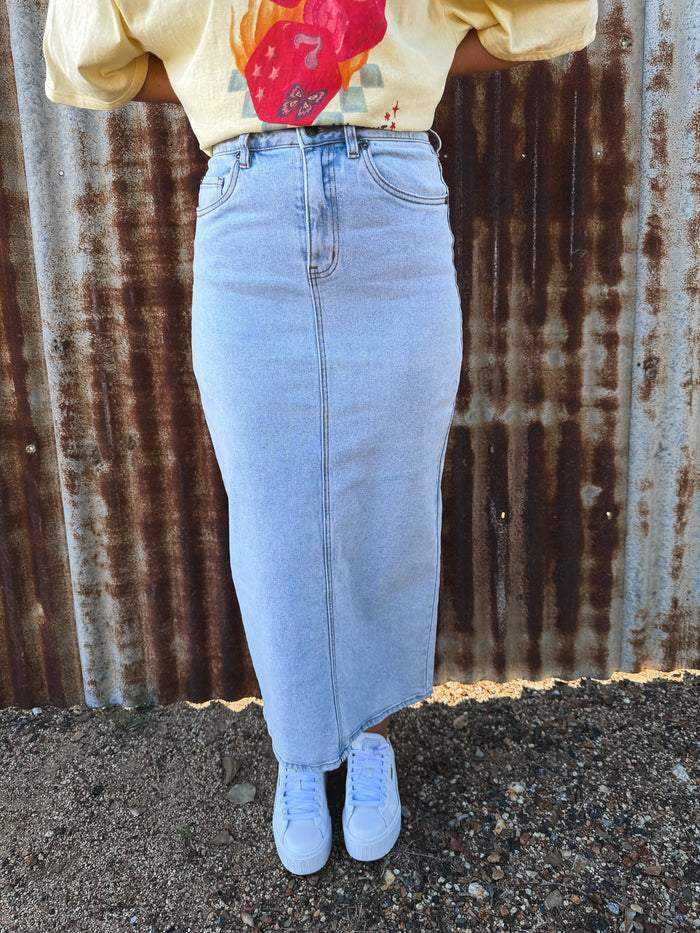 Ray Comfort Maxi Skirt - Bleach