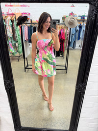 Ellie Dress - Pink Floral