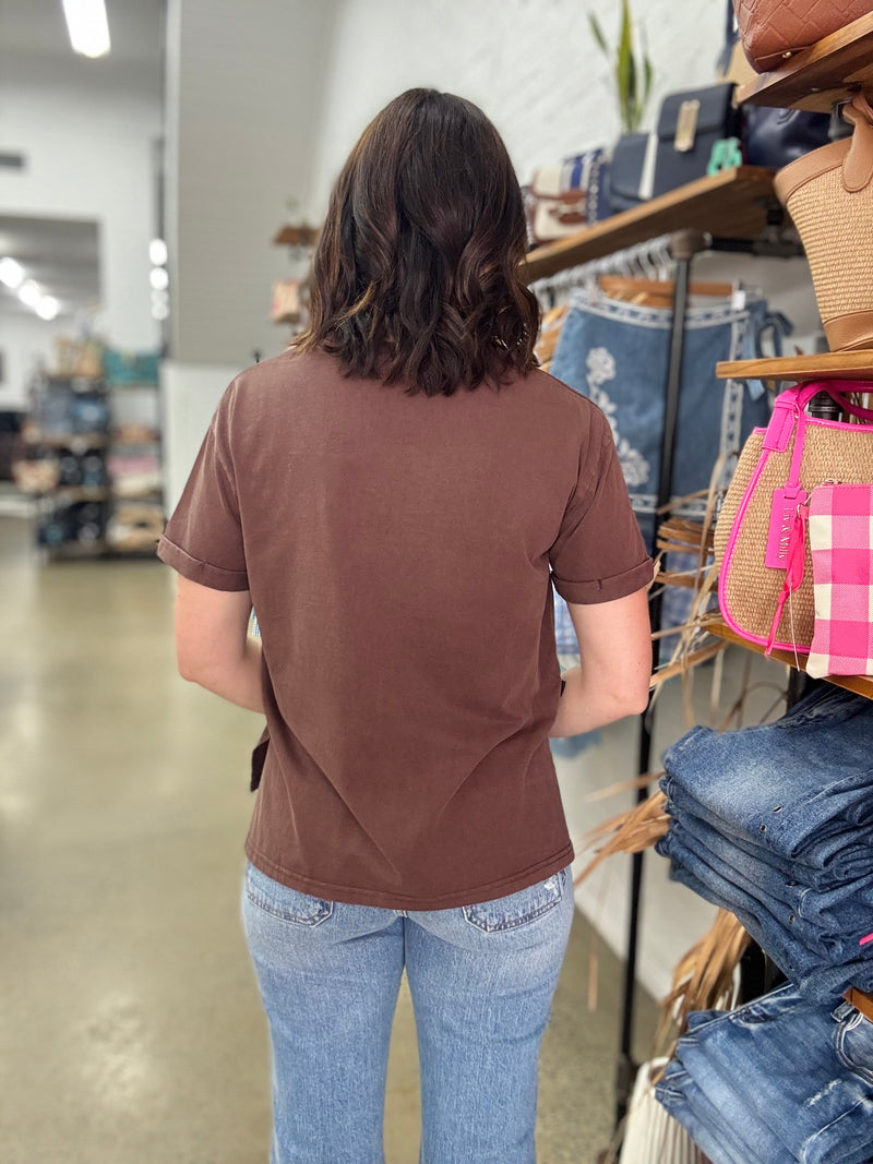 Eve Tee - Brown
