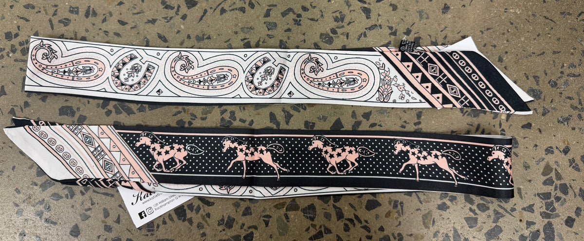 Western Twilly Scarf - Starry Horse Peach