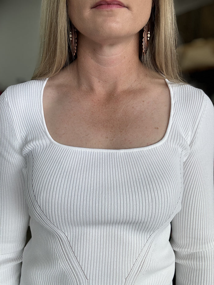Margot Knit - White