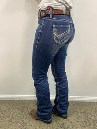 Rock & Roll Cowgirl Jeans - BW4RD02981 - Mid Rise Riding Fit