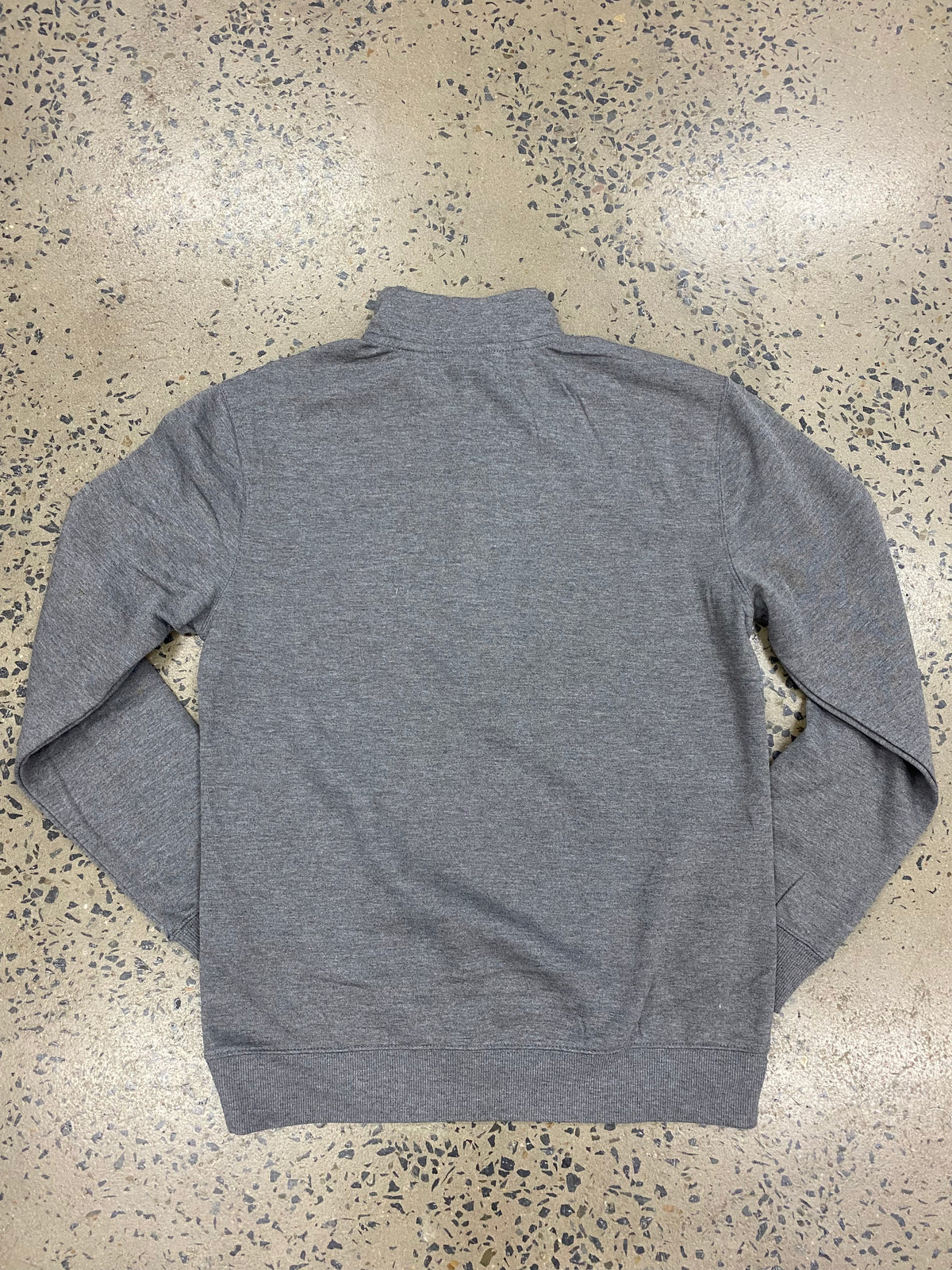 Cowgirl Tuff Quarter Zip - Charcoal/Cream Print