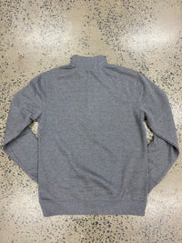 Cowgirl Tuff Quarter Zip - Charcoal/Cream Print