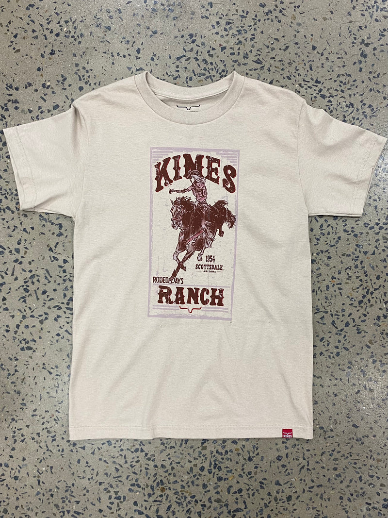 Kimes Ranch Sticker Kimes Ranch Tee - Rodeo Days (Sand) – Katie B