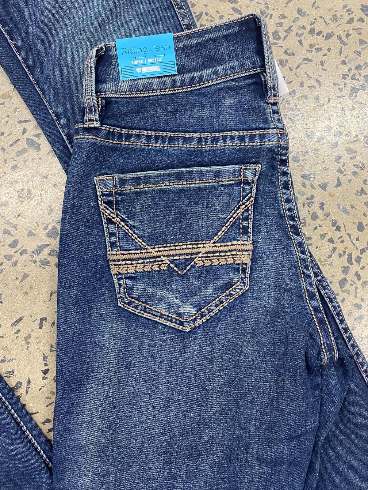 Rock & Roll Cowgirl Jeans - BW4RD06395 - Mid Rise Riding Fit