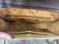 Goldie - Tooled Cowhide Crossbody