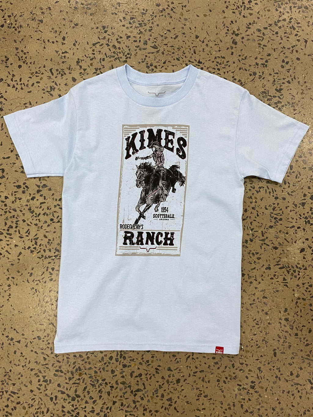 Kimes Ranch Tee - Rodeo Days (Baby Blue) – Katie B
