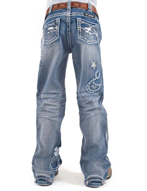 Girl's Cowgirl Tuff Jeans - Double Lucky Unbelievable