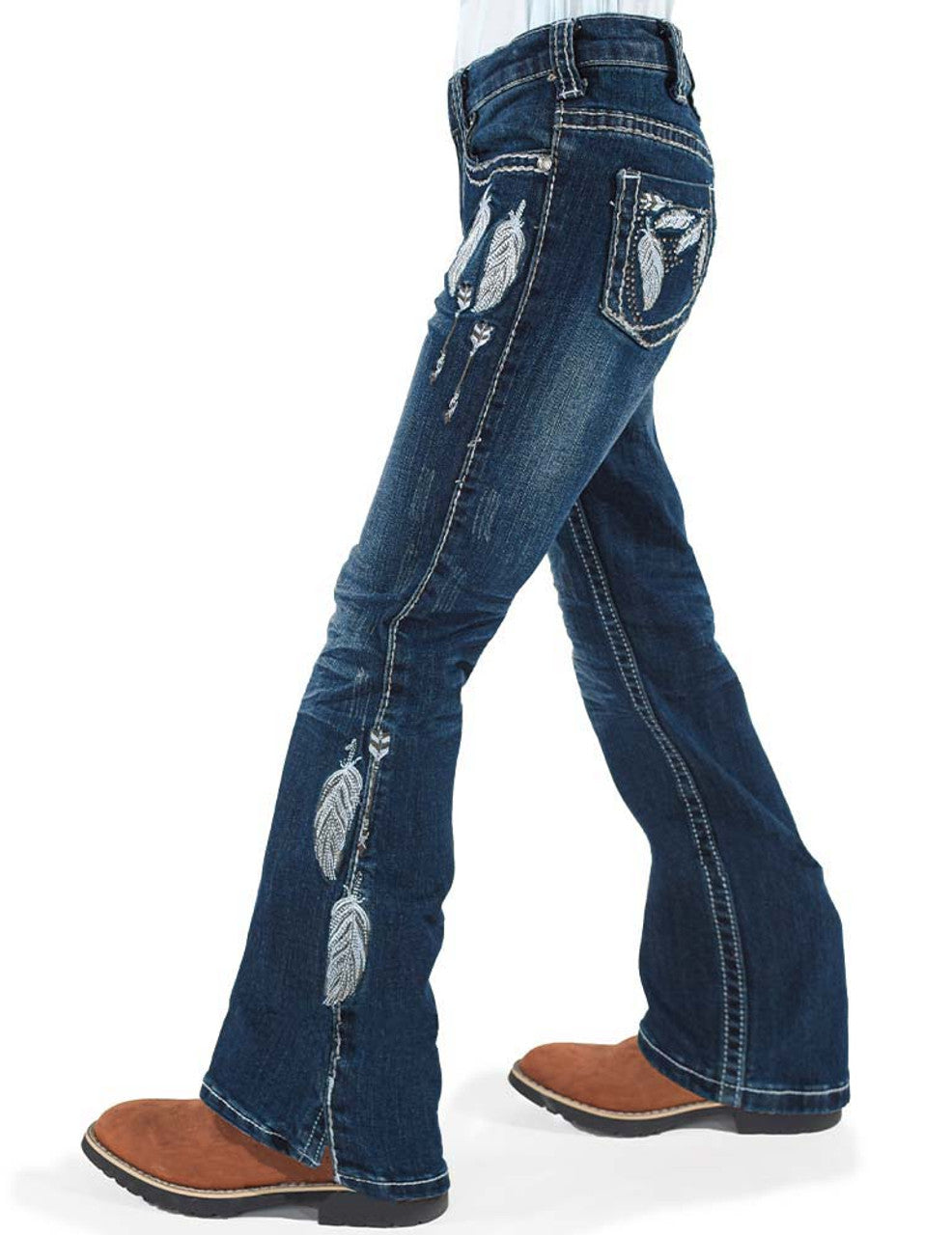 Girl's Cowgirl Tuff Jeans - Fly