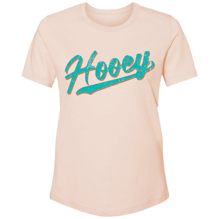 Girls Hooey Tee - Varsity (Peach & Teal)