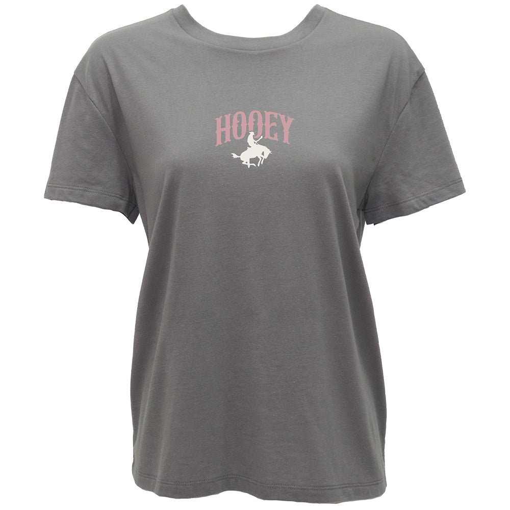 Hooey Salado Tee - Grey/Pink