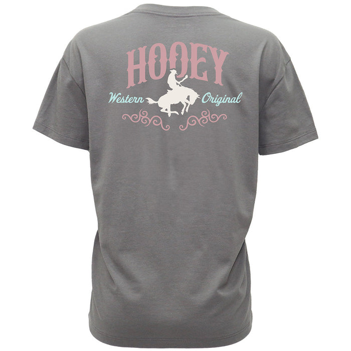 Hooey Salado Tee - Grey/Pink