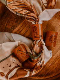 Wild Rag Slide - Howdy Cowboy Genuine Leather (Cowboy Boot)