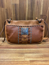Justin Handbag - Cognac Crossbody
