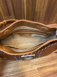 Justin Handbag - Cognac Crossbody