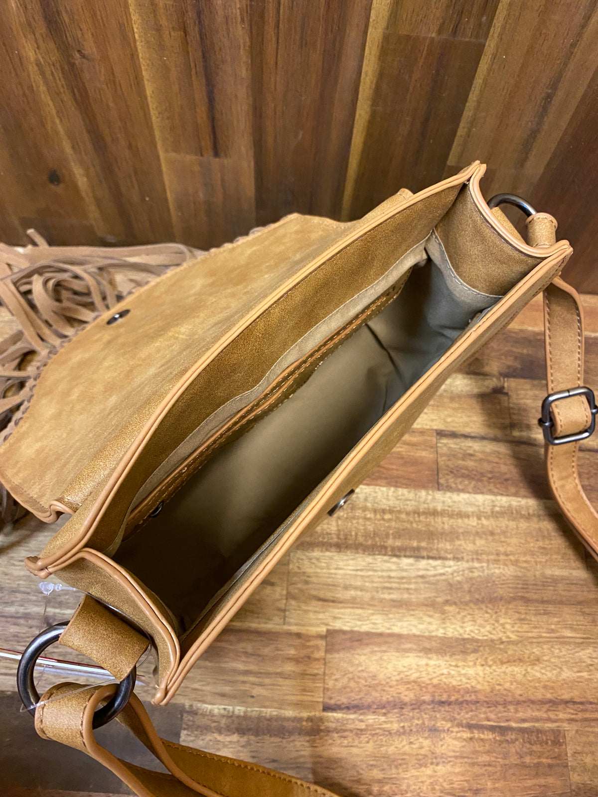 Justin Handbag - Concho & Buck Stitch