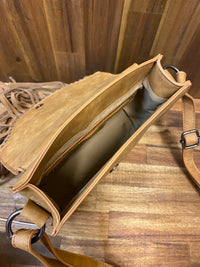 Justin Handbag - Concho & Buck Stitch