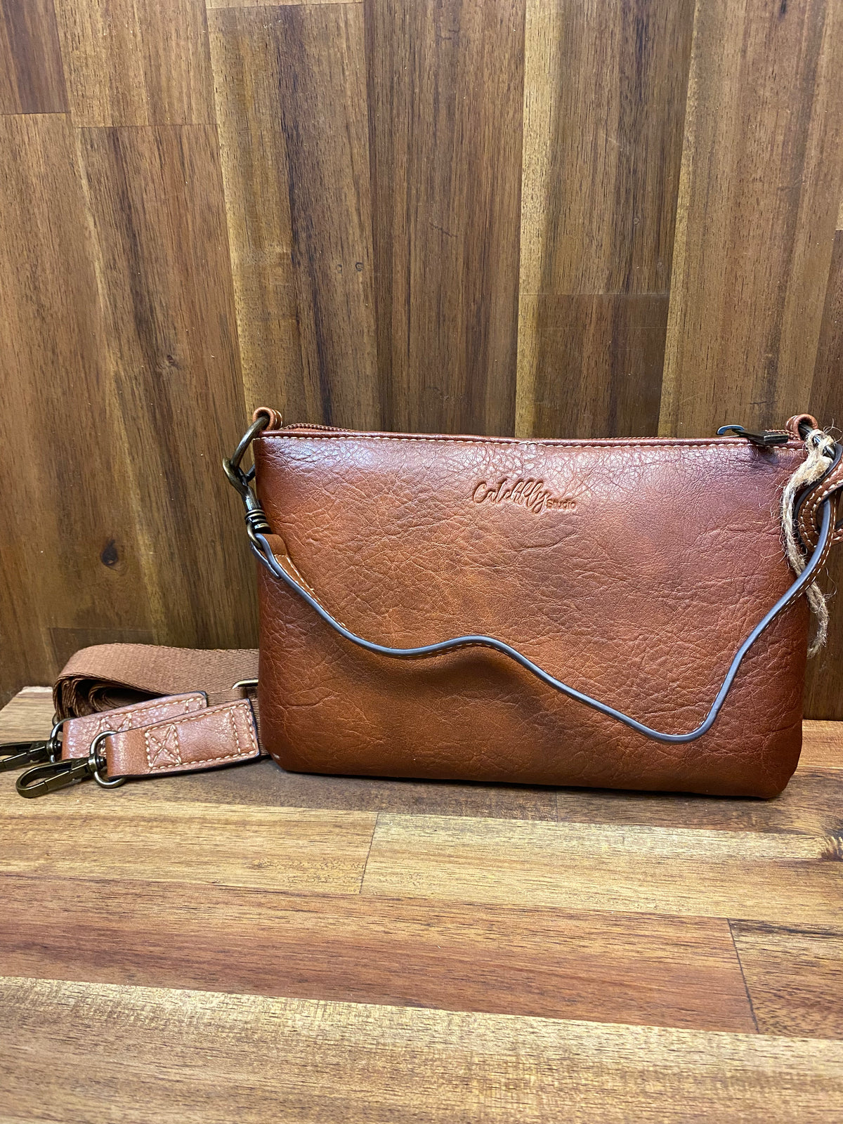 Catchfly Mini Shoulder Bag - Tan With Aztec