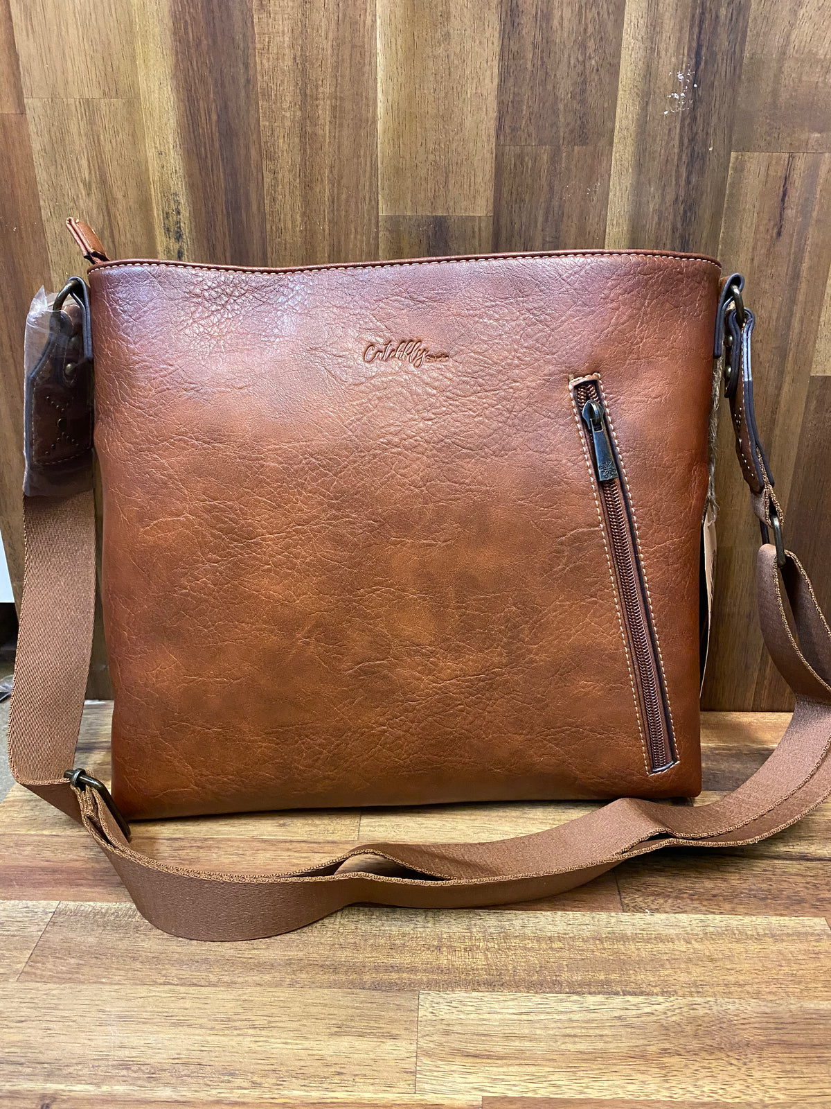 Catchfly Shoulder Bag - Tan With Aztec