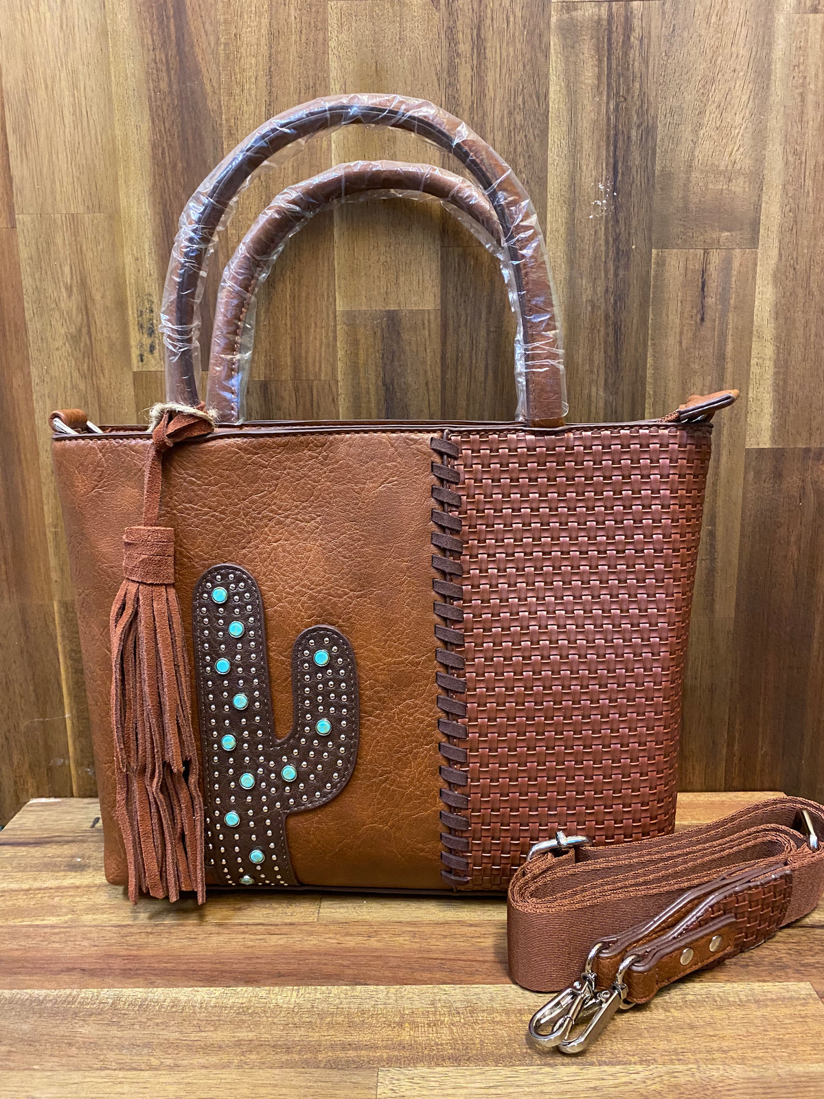 Catchfly Mini Tote - Studded Cactus
