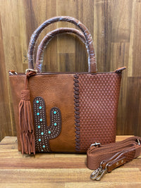 Catchfly Mini Tote - Studded Cactus