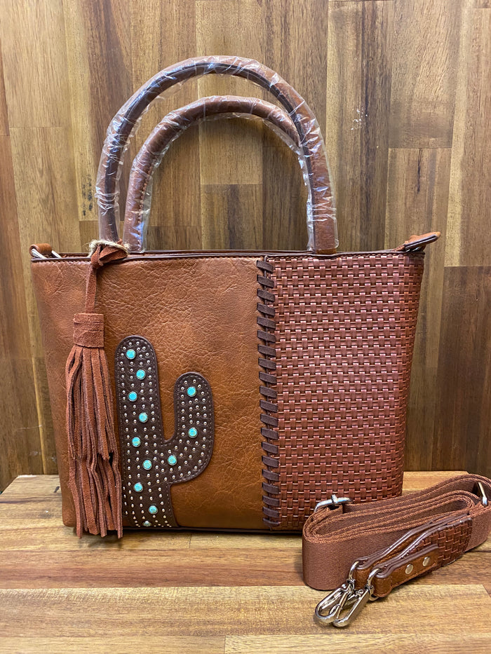 Catchfly Mini Tote - Studded Cactus
