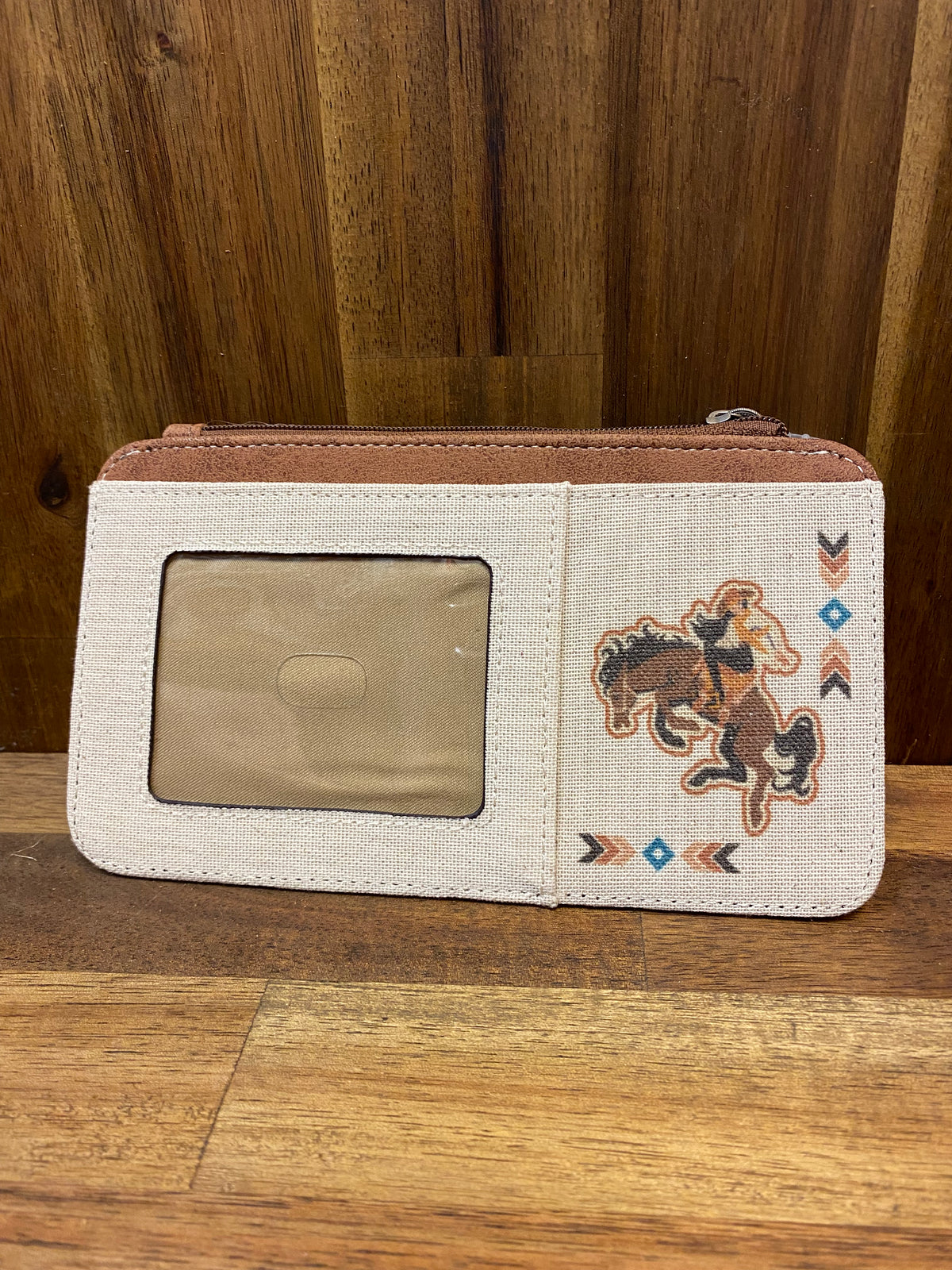 Justin Card Wallet - Bronco Cowgirl