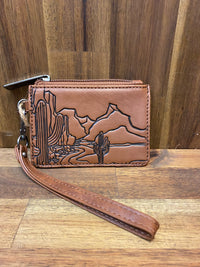 Red Dirt Hat Co Mini Card Wallet - Desert Scene
