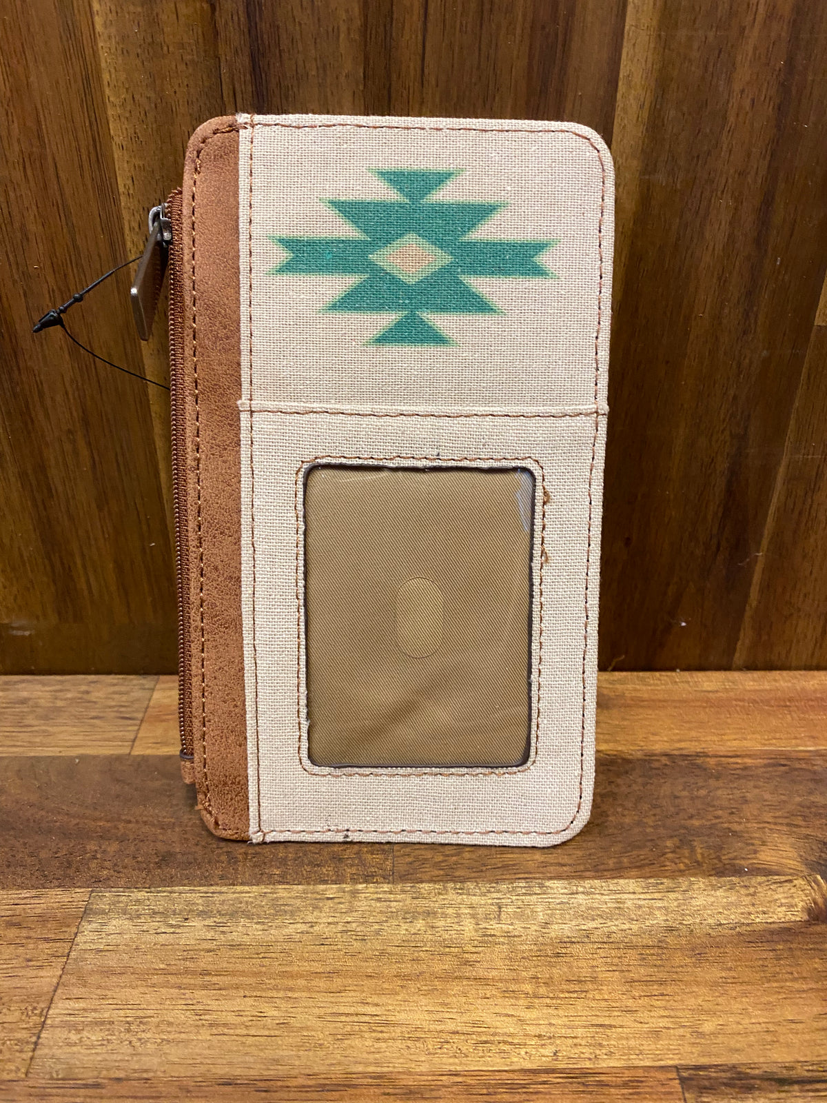 Red Dirt Hat Co Card Wallet - Aztec Bison
