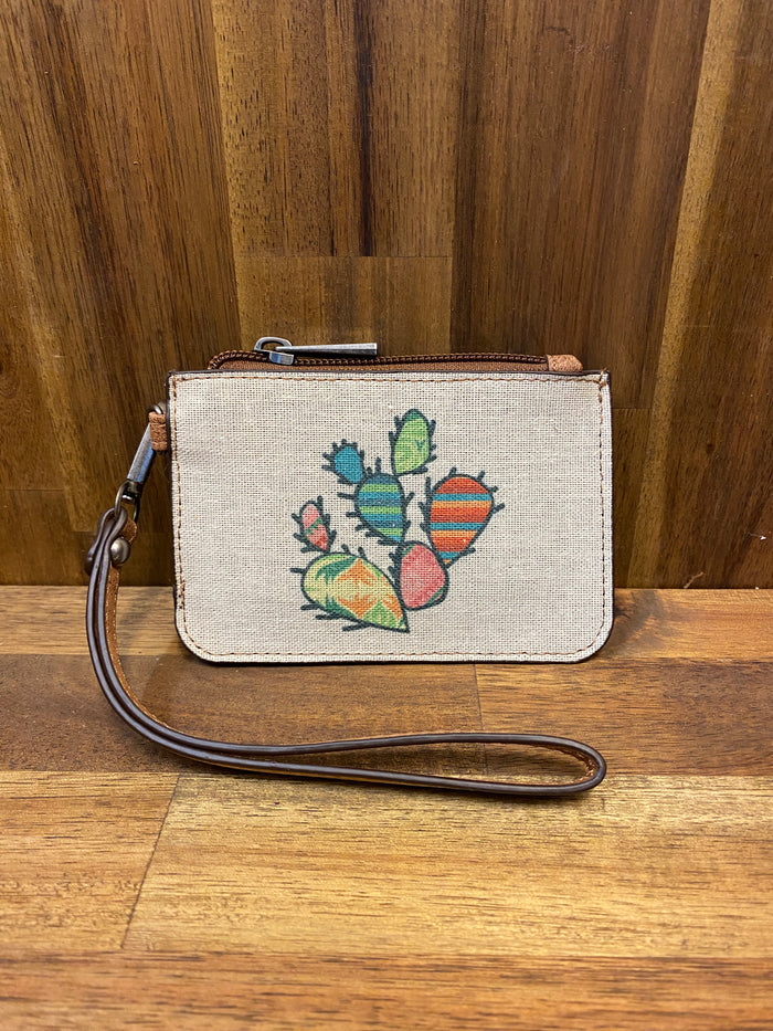 Catchfly Mini Card Wallet - Patchwork Cactus
