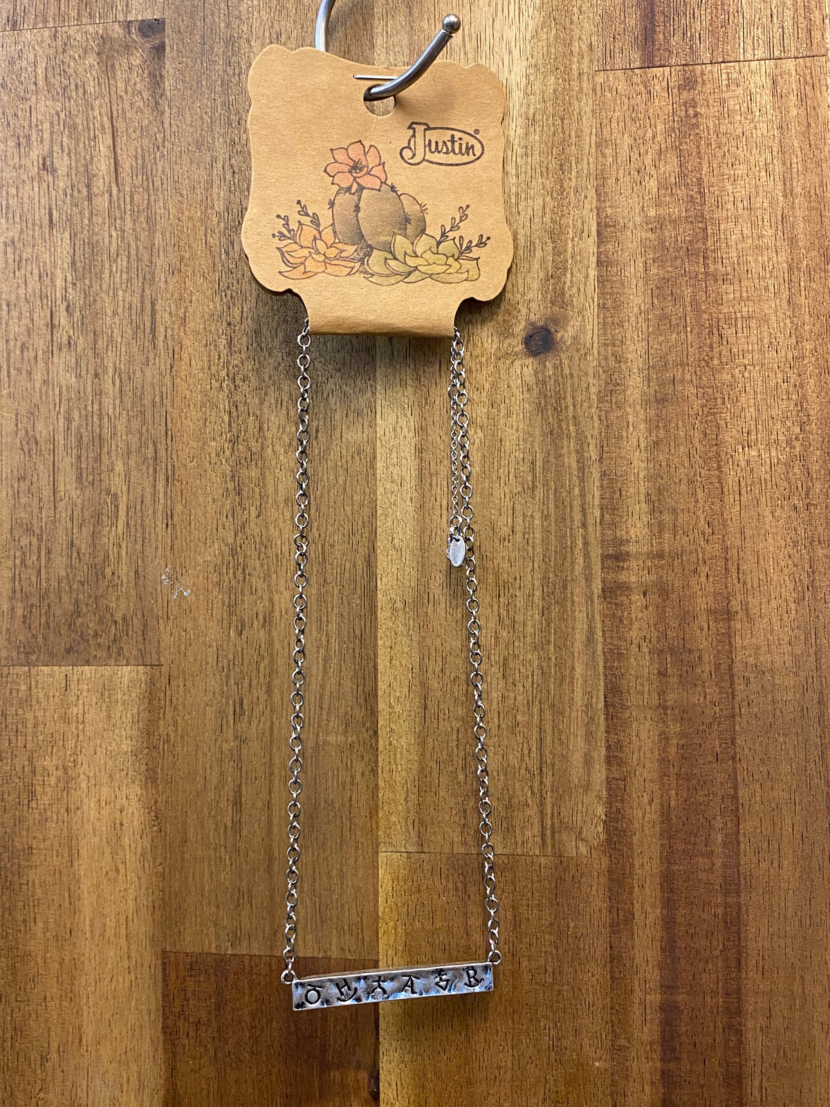 Western Necklace - Multi Ranch Bar Pendant