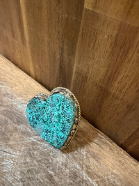 Wild Rag Slide - Turquoise Love Heart