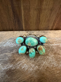 Wild Rag Slide - Oval Turquoise Cluster