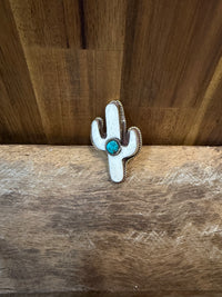 Wild Rag Slide - White Turquoise Cactus