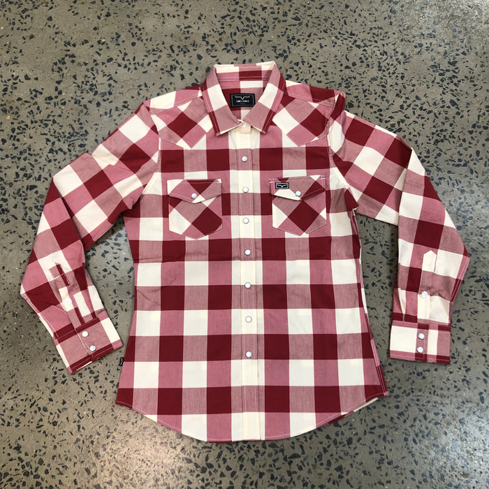 Kimes Ranch Long Sleeved Shirt - Malcom Buffalo Plaid Red