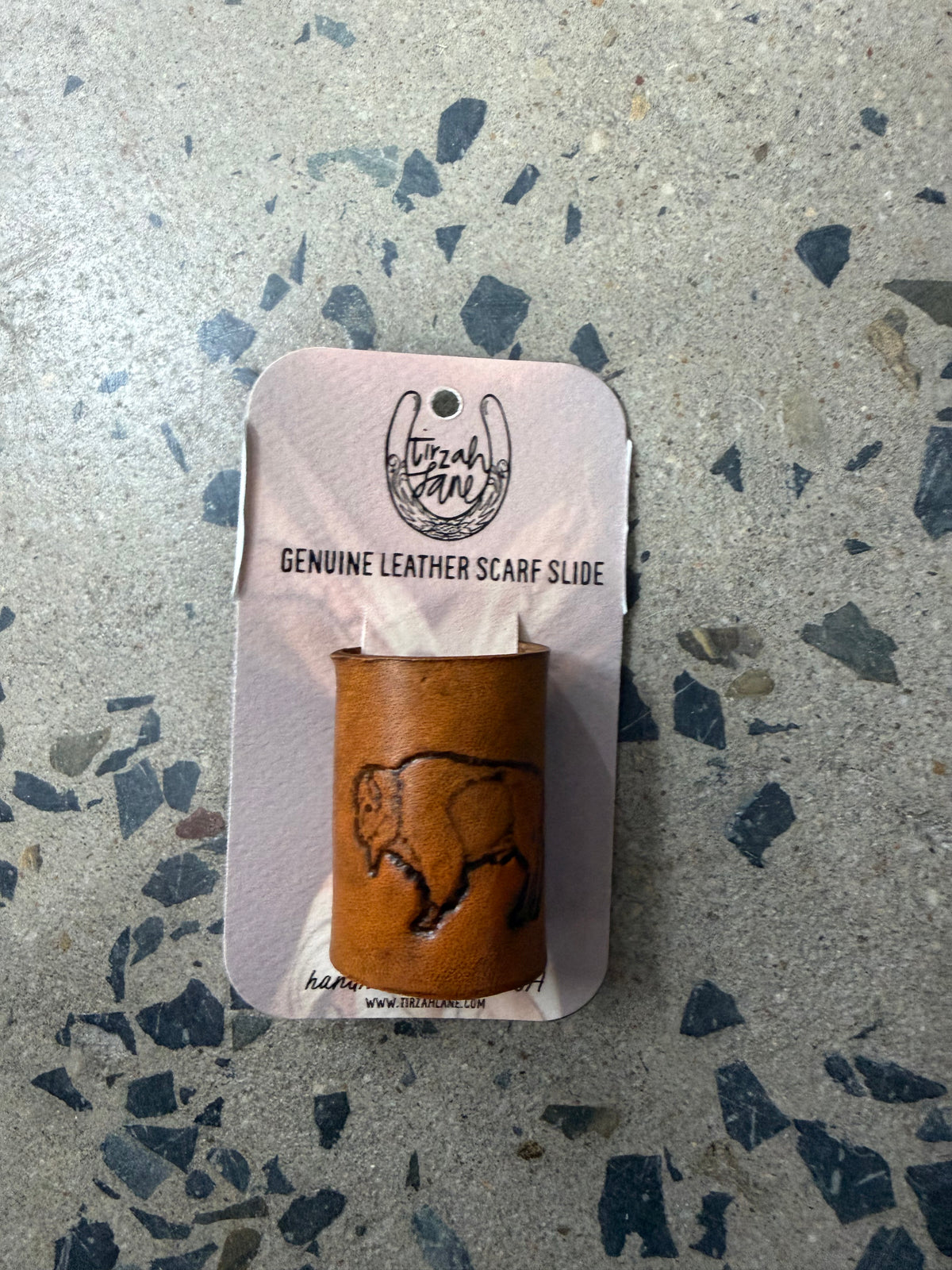 Wild Rag Slide - Out West Genuine Leather (Bison)