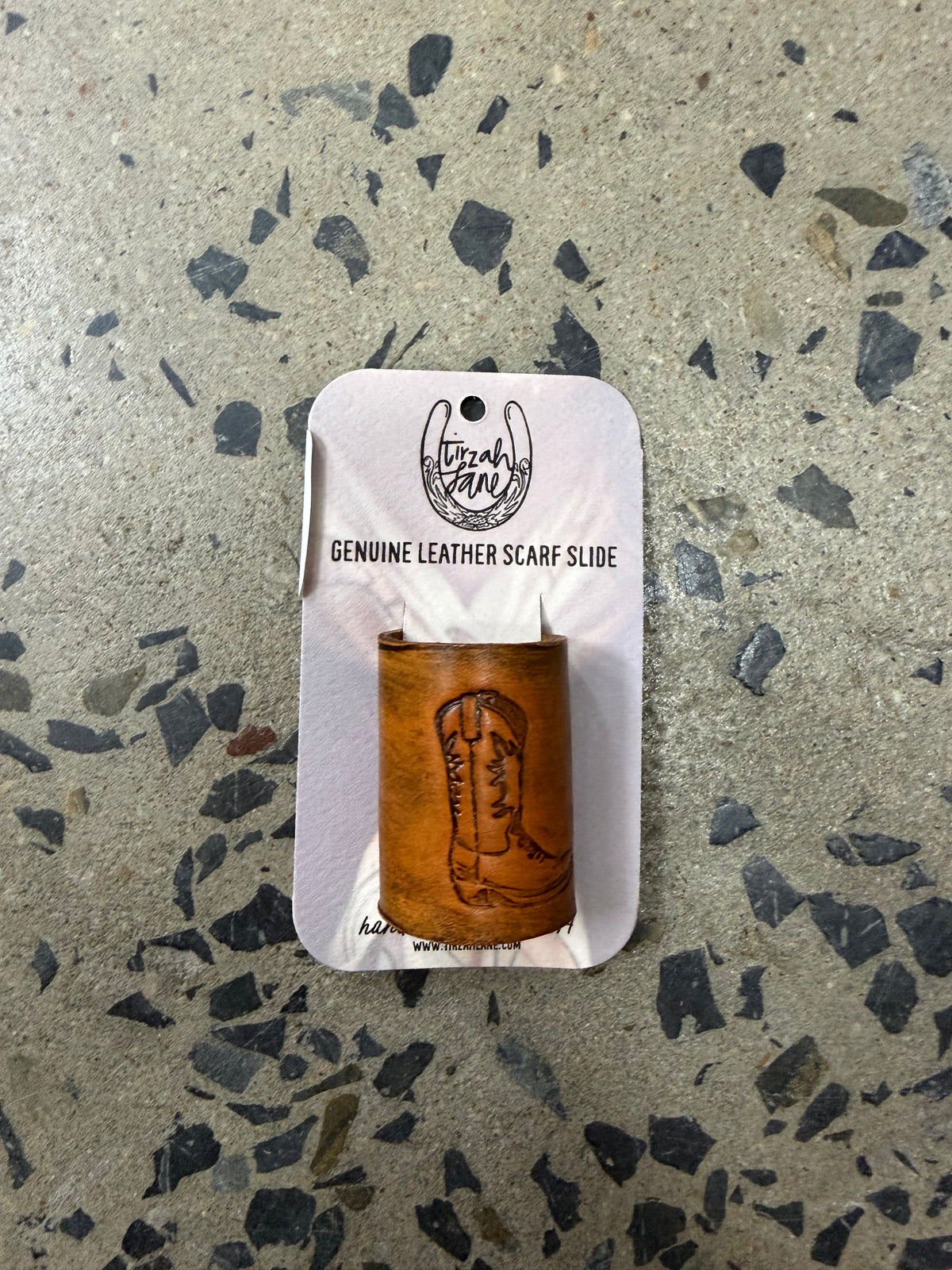 Wild Rag Slide - Howdy Cowboy Genuine Leather (Cowboy Boot)