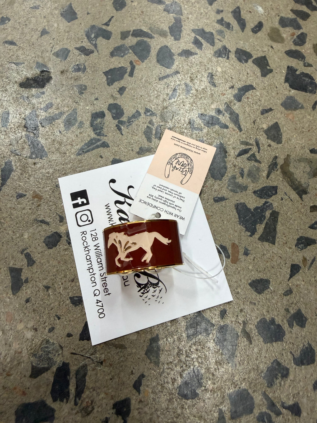 Wild Rag Slide - Wild Horse Stainless Steel (Rust)