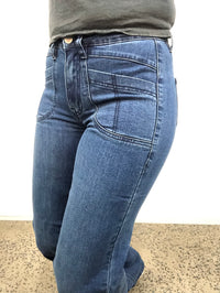 Rock & Roll Cowgirl Jeans - BW6HD03587 - High Rise Wide Leg Flare