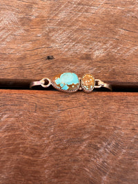 Rodeo Bracelet - Turquoise Stones
