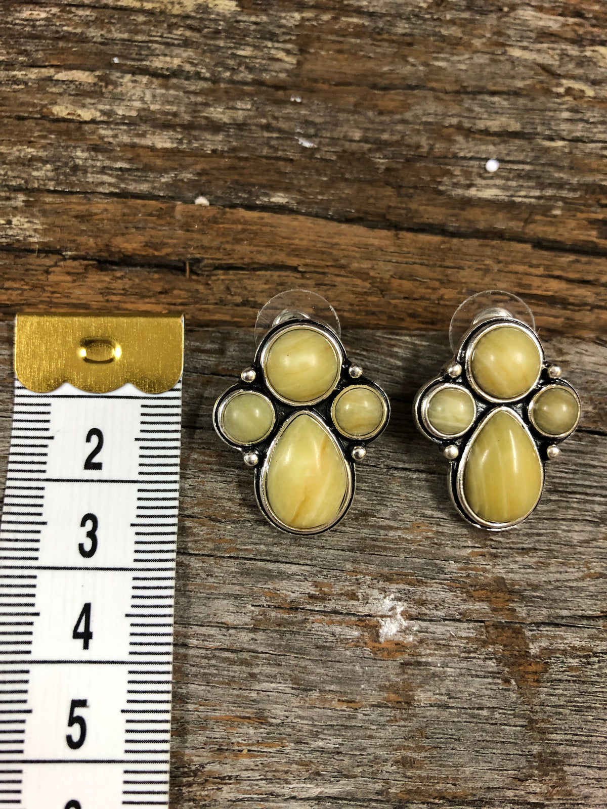 Western Earrings - Yellow Stone