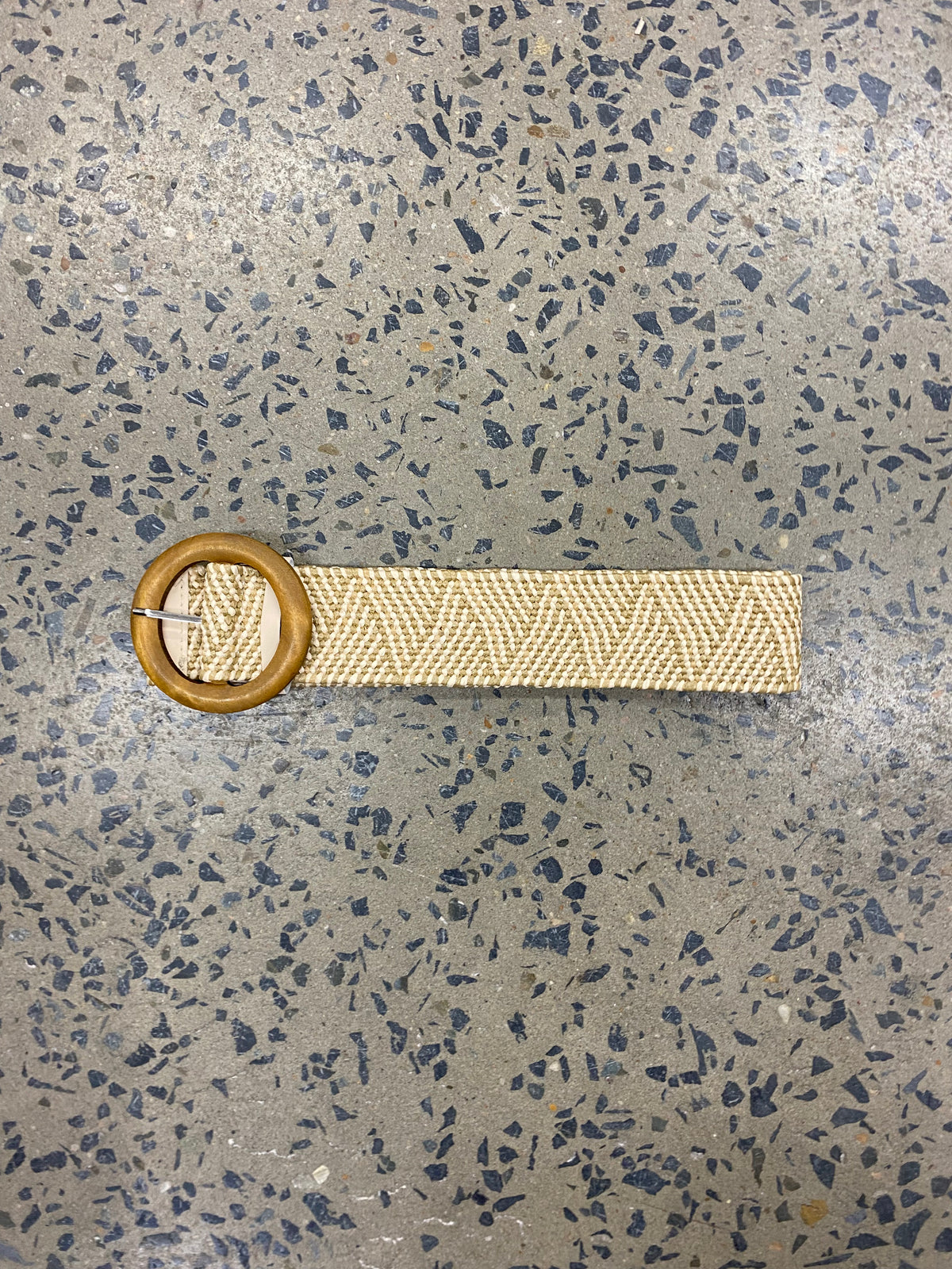 Boutique Belt - Beige & Cream