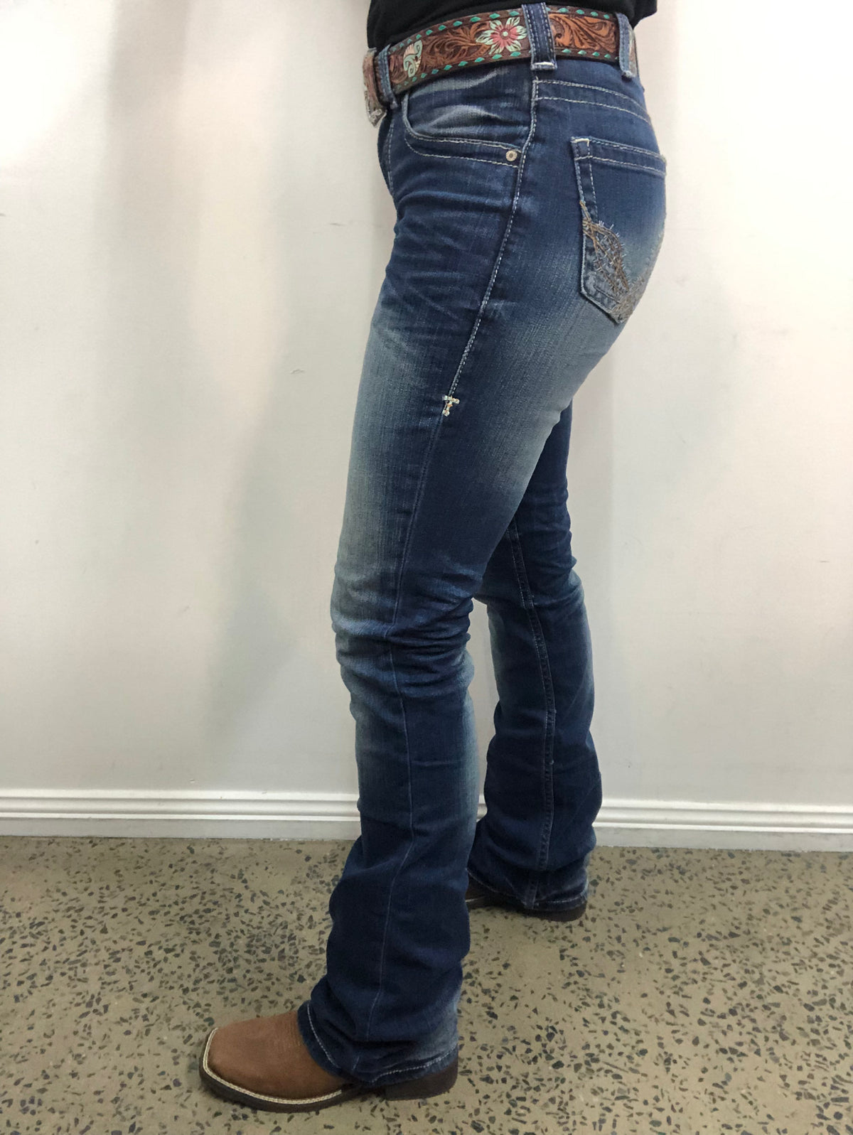 Cowgirl Tuff Jeans - True Blue