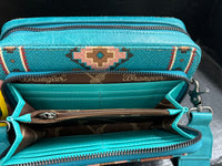 Wrangler Aztec Crossbody - Turquoise